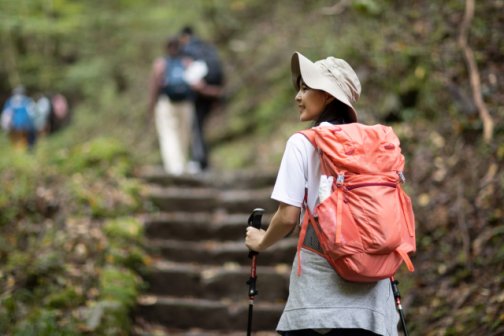 紅葉散歩も安心｜小顔・美姿勢ケアで足腰を整え秋の景色を楽しむ女性へ
