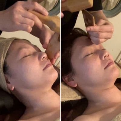 トークセンフェイシャル＋背中オイル｜顔＋背中＋ドライヘッドスパ　90分