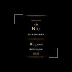 人気ナンバーワンセット（ひげ＋足全体or腕全体）