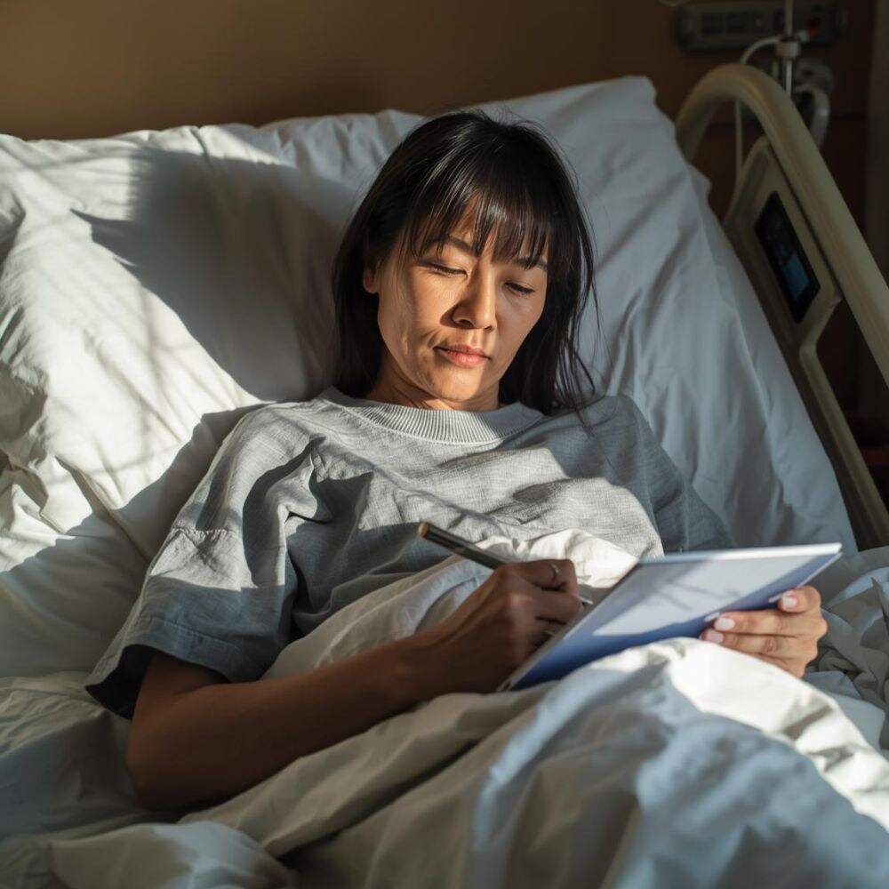 病院のベッドで考える