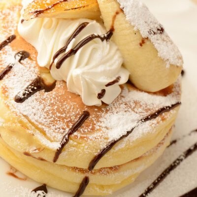 安定の「チョコバナナパンケーキ」