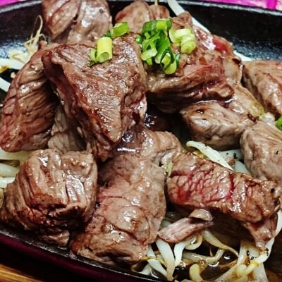 【秀のメルマガ会員様専用】超お得！お肉の量が2倍盛り！柔らかサイコロステーキ／通常価格1960円→今だけ0円！！
