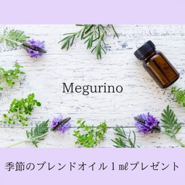 メルマガ登録で＼(季節のブレンドオイル１㎖／プレゼント