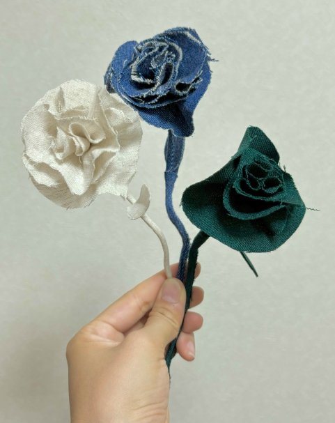 メルマガ登録クーポン🌹残布で作った造花プレゼント