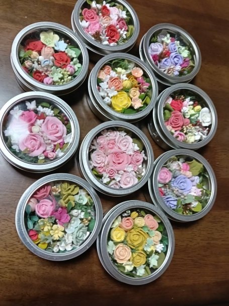 マグネット付フラワーペンダント