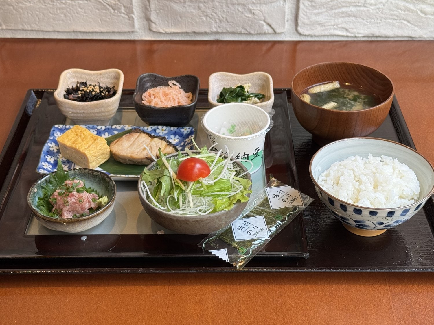 東京橋：朝食「和プレート」