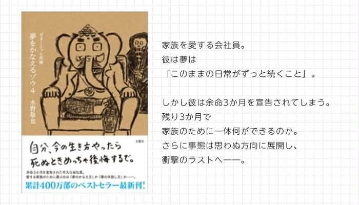 夢を叶えるゾウ４