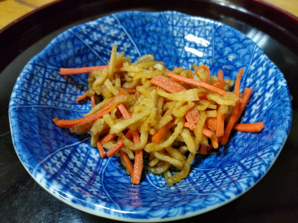 切干大根の醤油漬け