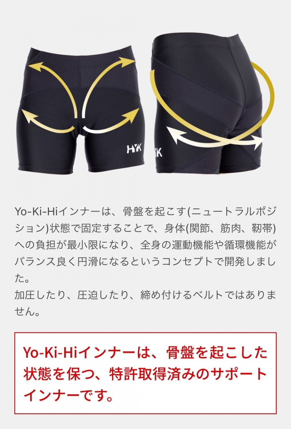 骨盤ベルトPelvis&Yo-Ki-Hiインナー TOTAL BODy PRO(トータルボディプロ)愛媛県松山市トップアスリートも通うスポーツ障害専門院 捻挫、肉離れ、オスグッドならお任せください。