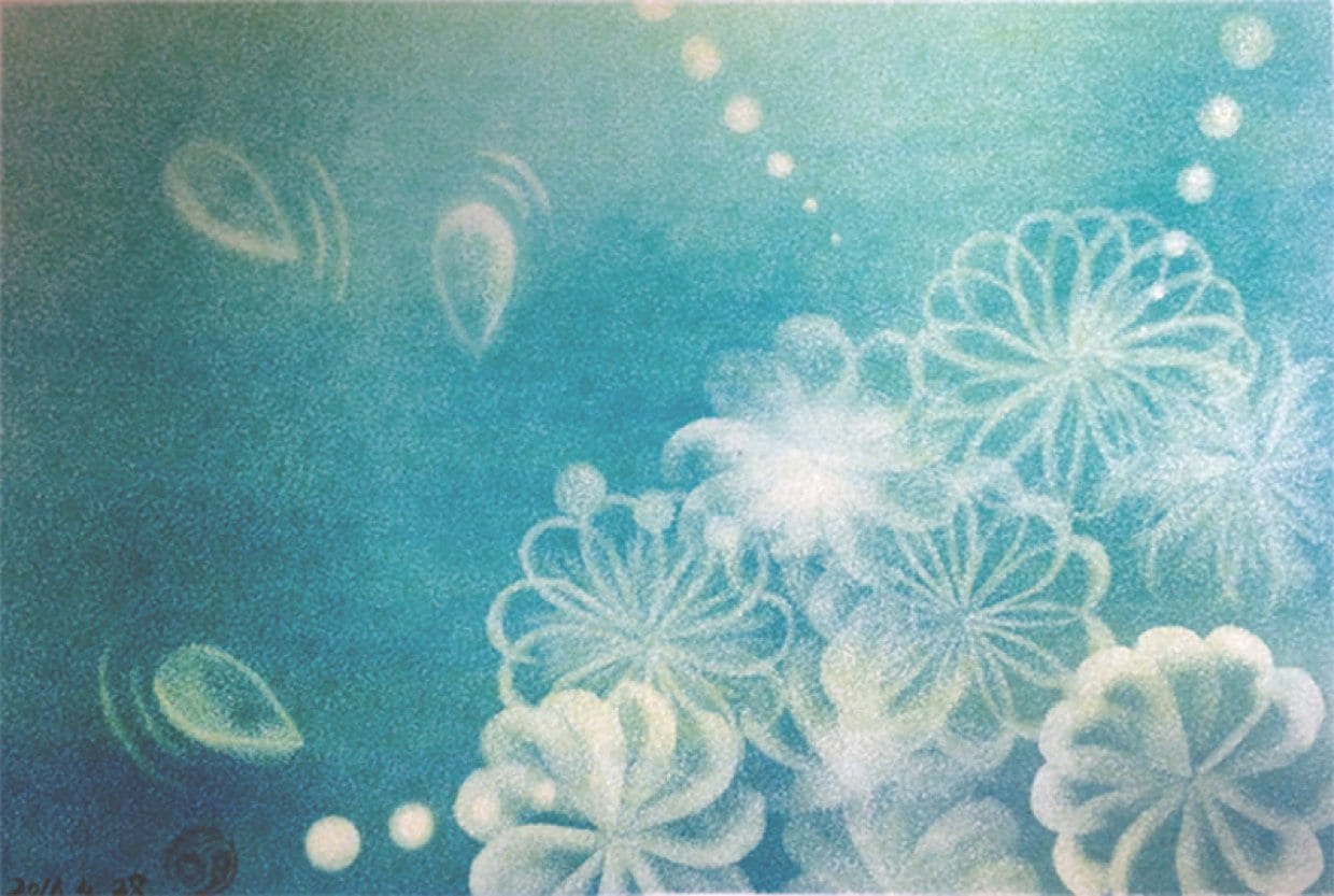 パステルアート『絵がきや晴加-haruka』 結紋-yuimon|ライフクリエイター|オリジナル新月満月シール