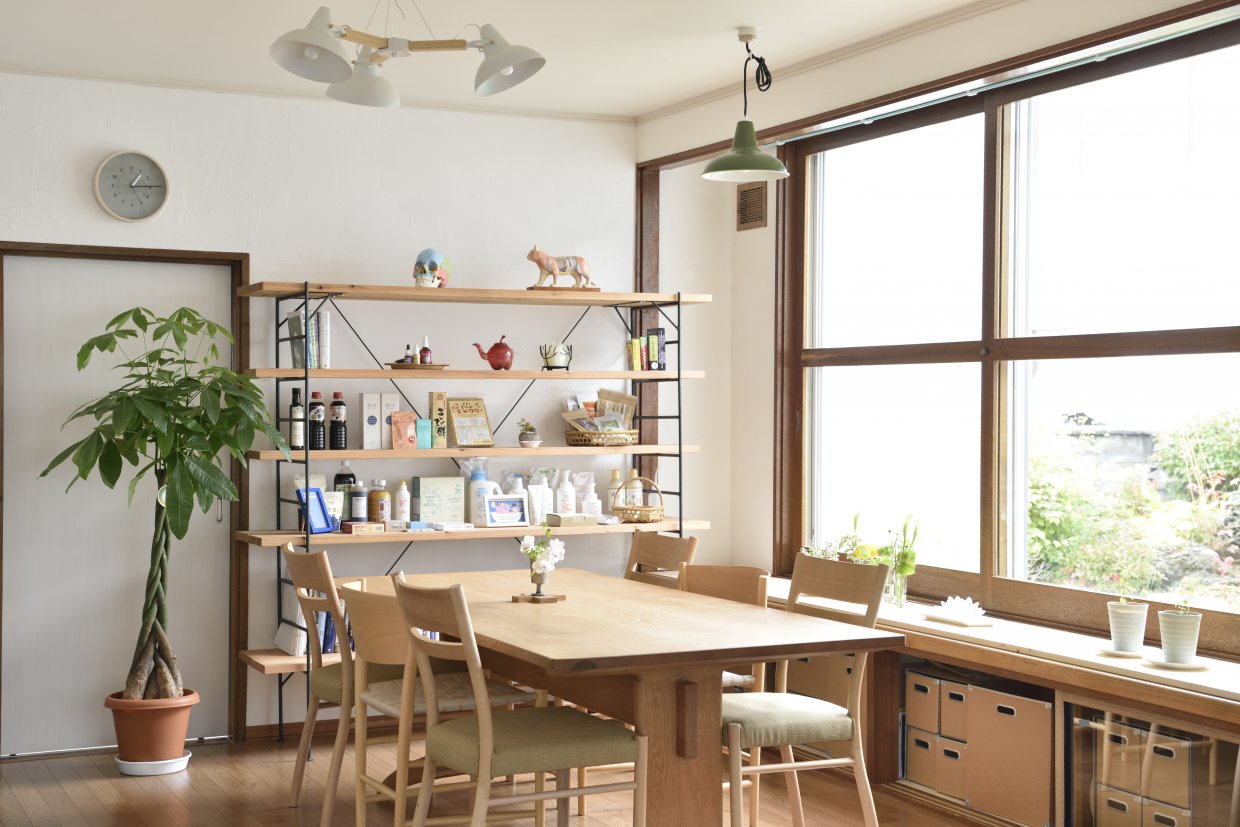 からだの森鍼灸院緑がきれいな内観