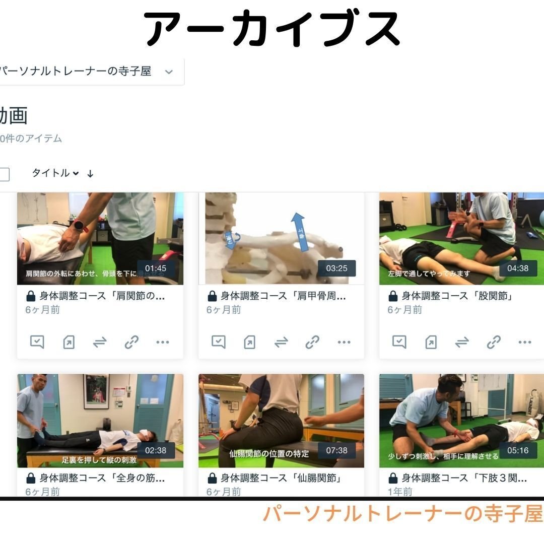 ストック動画で反復学習