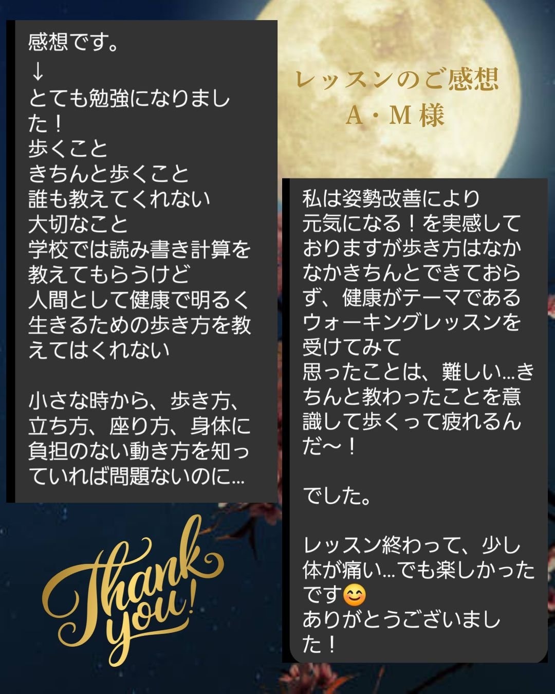 ウォーキングレッスンALEGRIAあれぐりあご感想