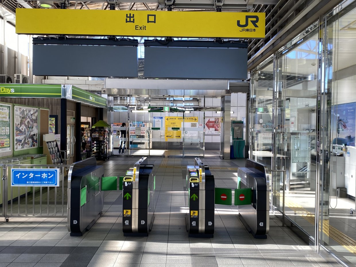 陸前原ノ町駅改札