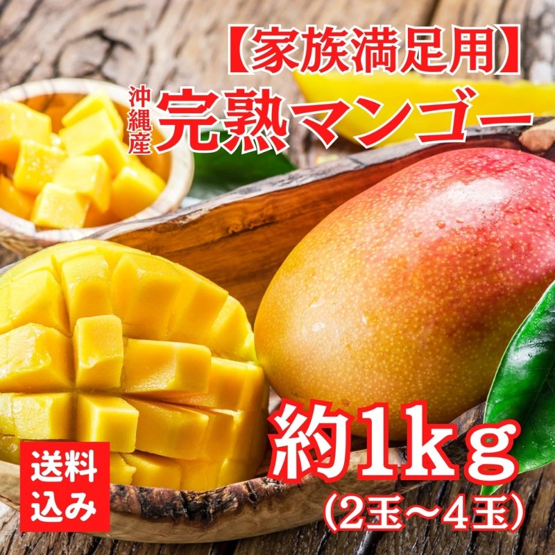 沖縄産完熟マンゴー1kg