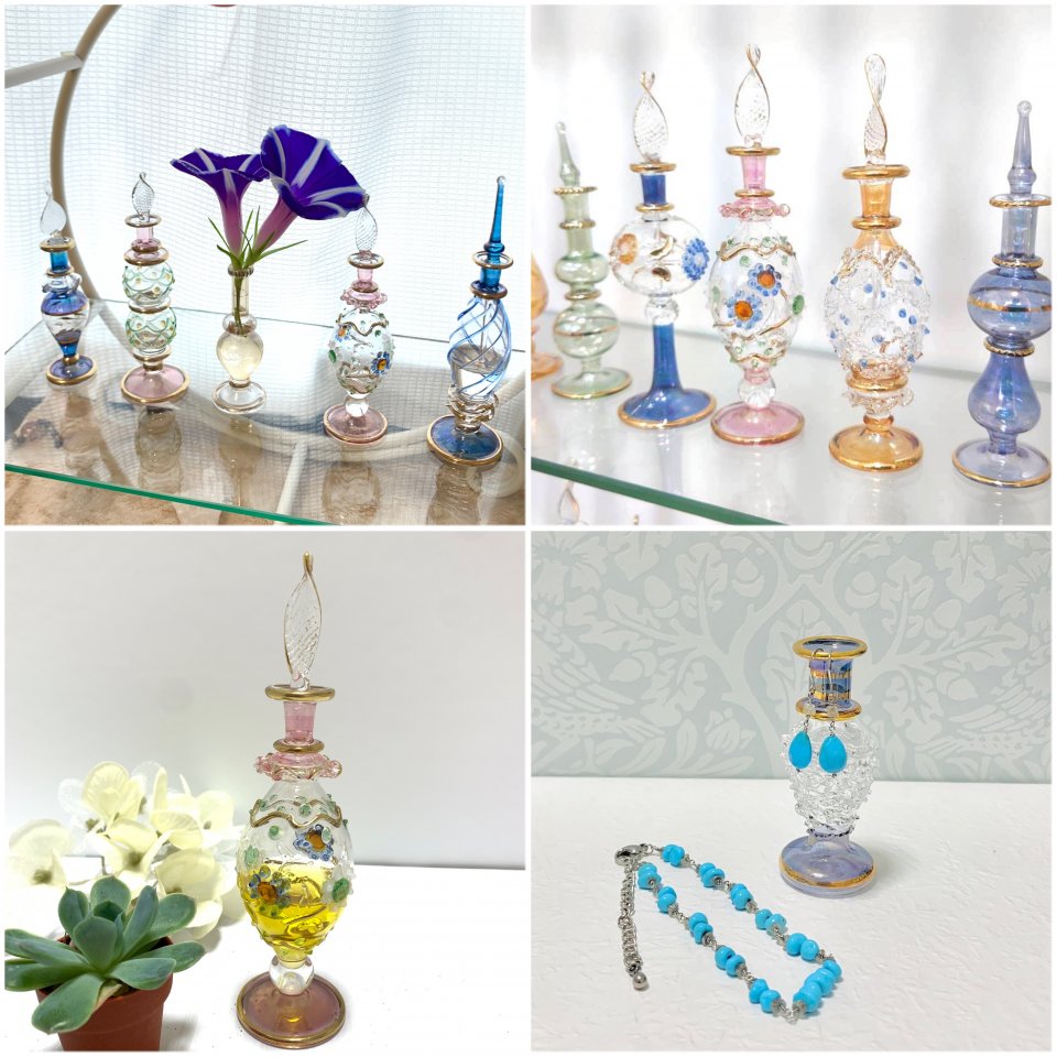 エジプト香水瓶使い方