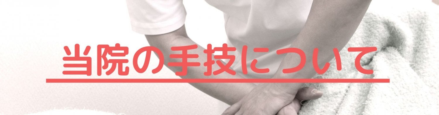 ねむのき整体院の手技