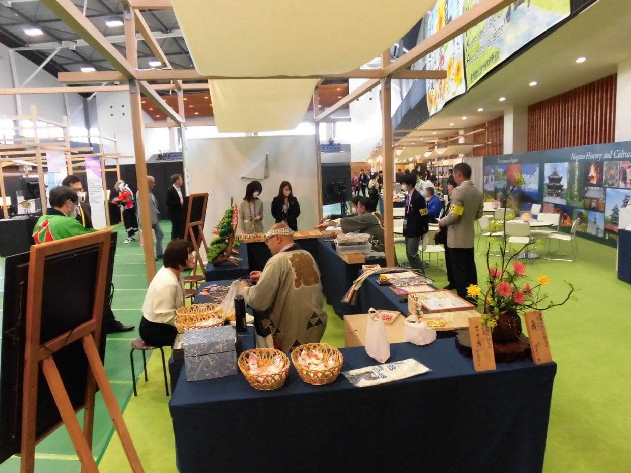 G7外相会合メディアセンター