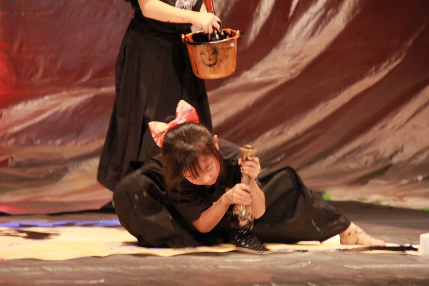 書道パフォーマンス幼児チーム