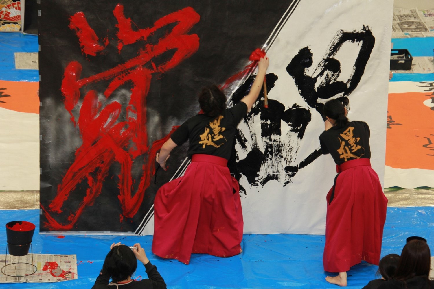 パフォーマンス習字大人