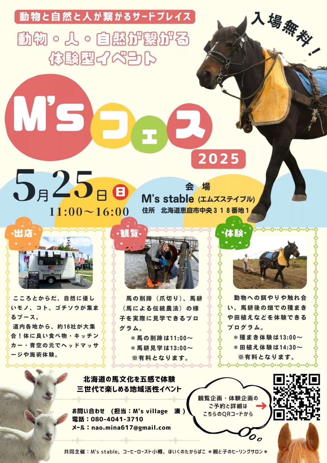 M'sフェス2025 チラシ表