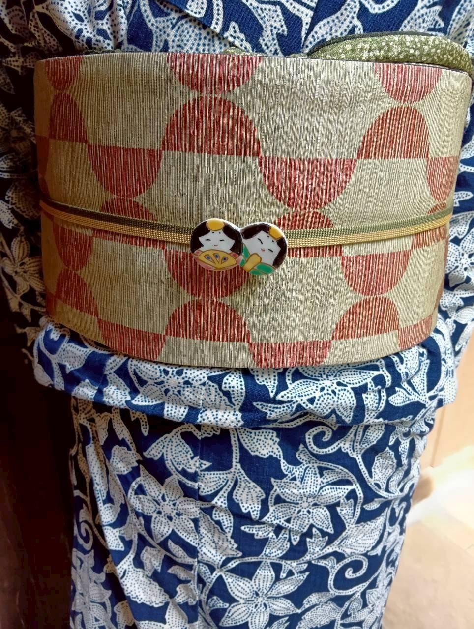 伊勢型木綿のコーデ