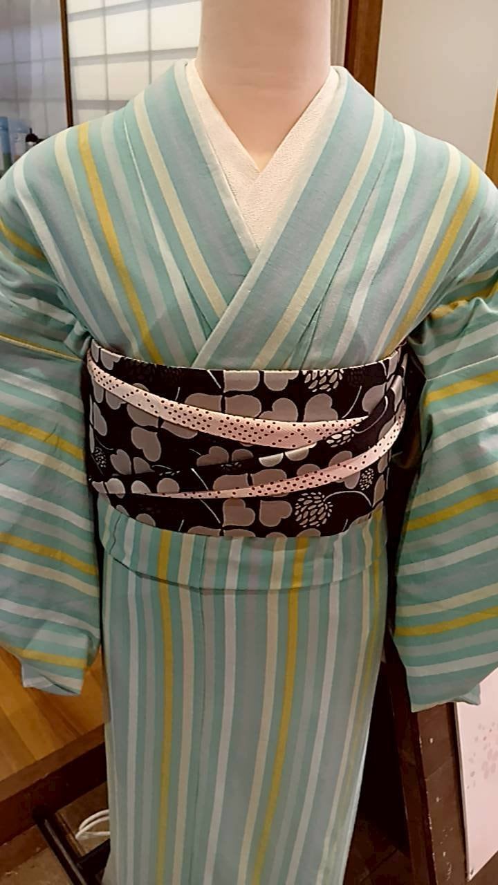 伊勢型木綿のコーデ