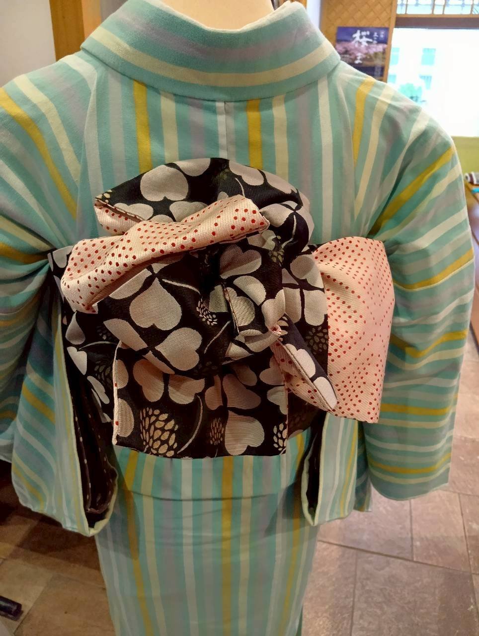 伊勢型木綿のコーデ