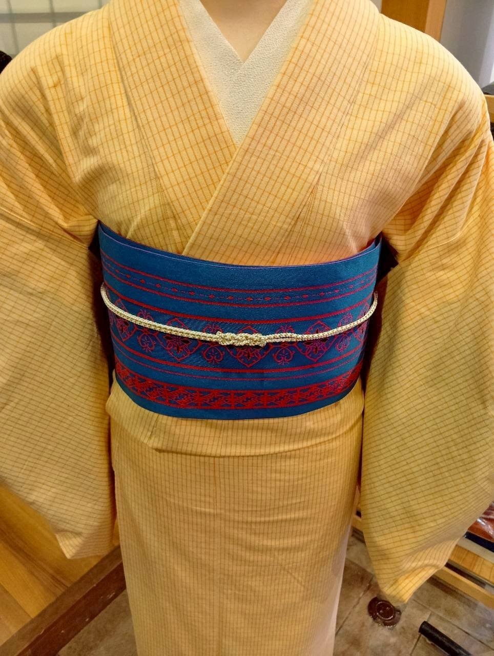 伊勢型木綿のコーデ