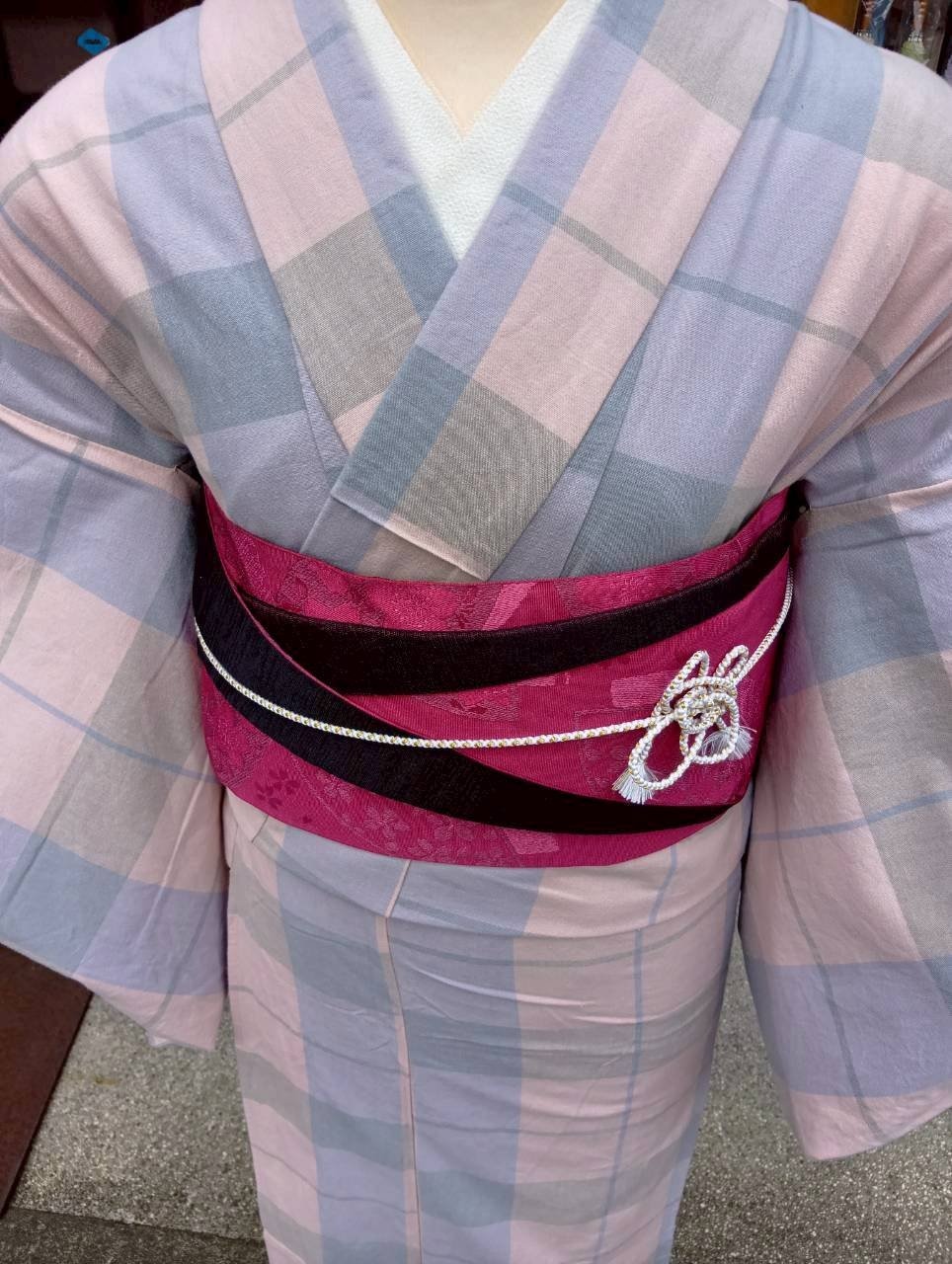 伊勢型木綿のコーデ