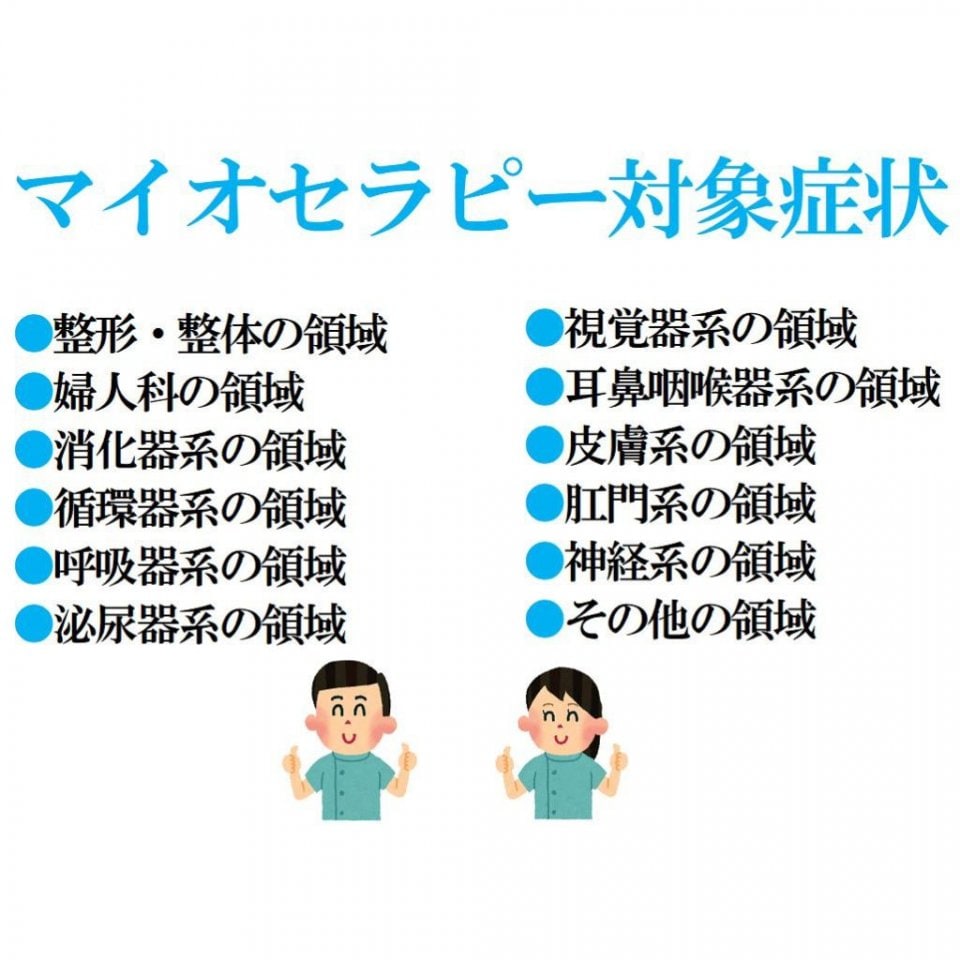 マイオセラピー対象症状