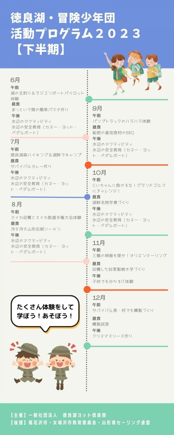冒険少年団2023プログラム【下半期】