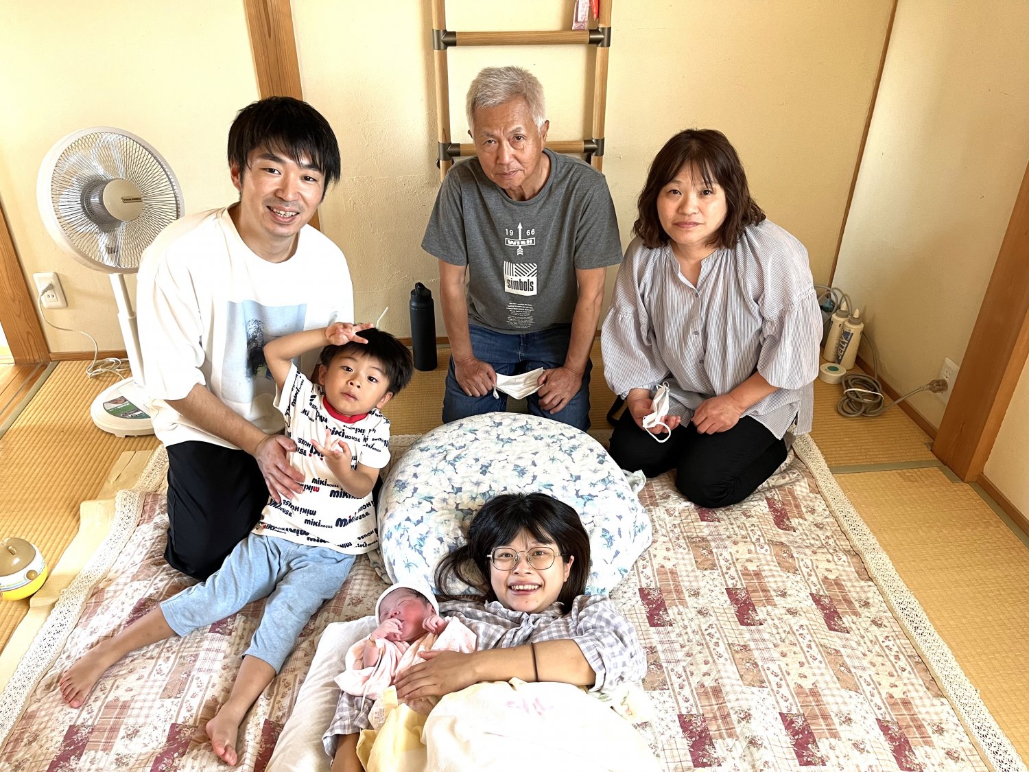 おじいちゃんおばあちゃんと一緒