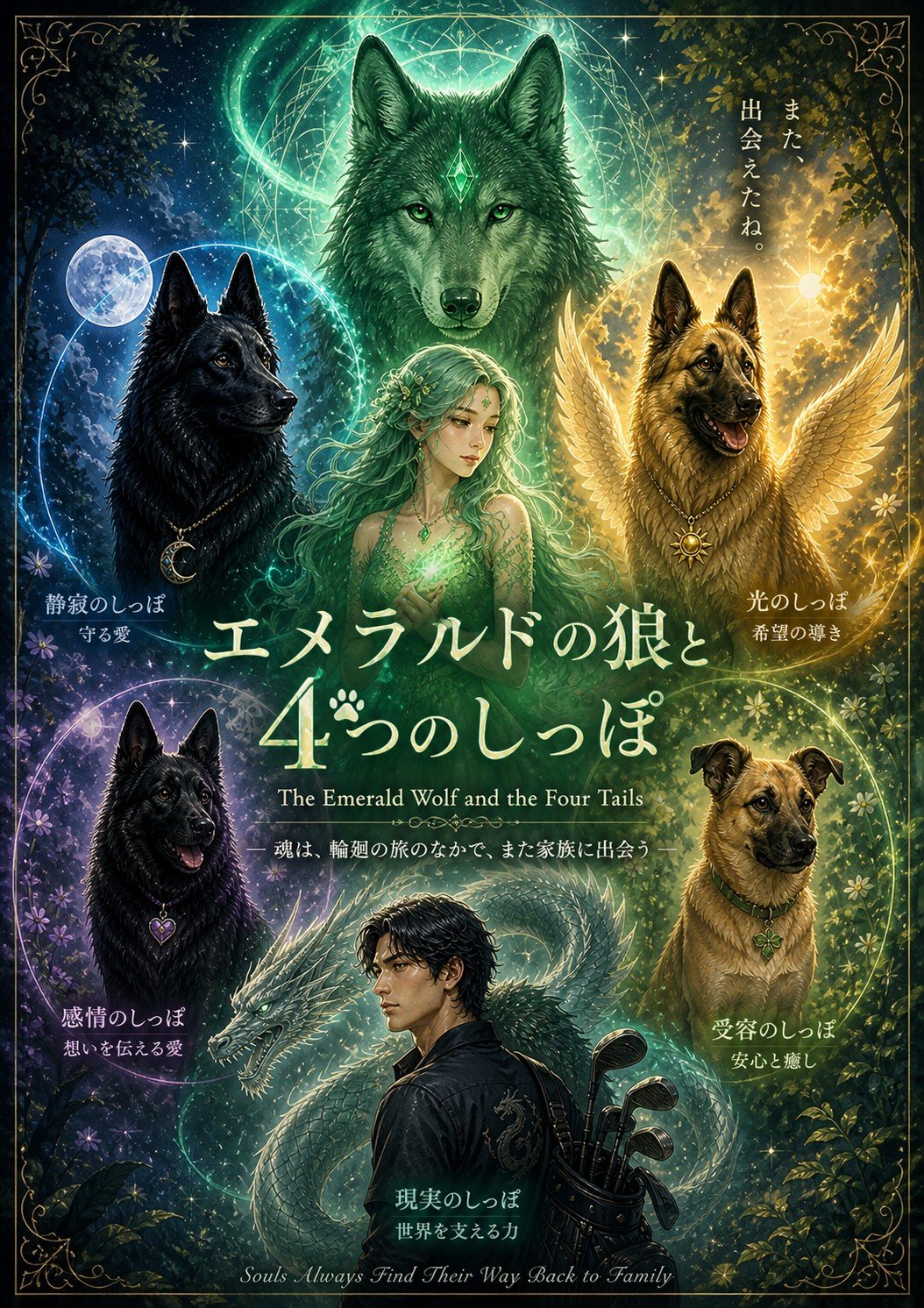 エメラルドの狼と４つのしっぽ