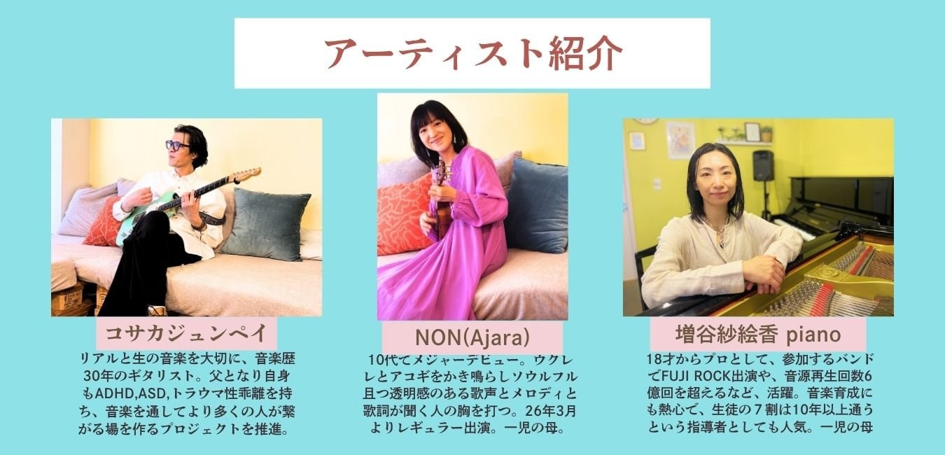 C'mon Every Everybody/カモンエブリエブリバディ/コサカジュンペイ/増谷紗絵香/NON(Ajara)