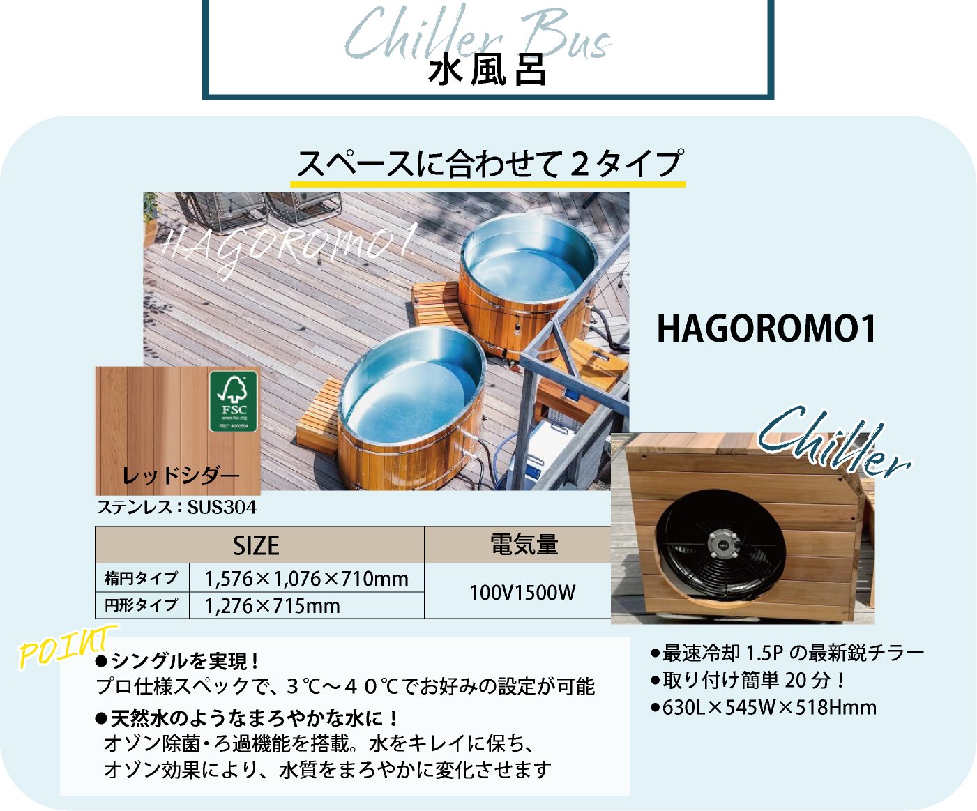 チラーバス　HAGOROMO