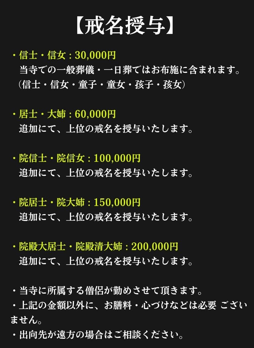 戒名