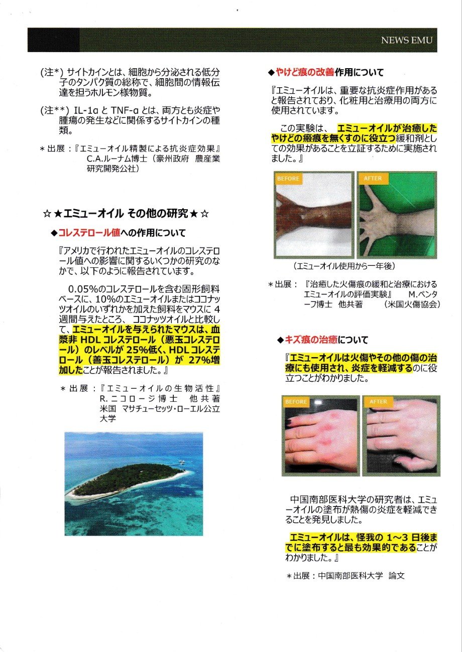 エミューオイル海外文献集３