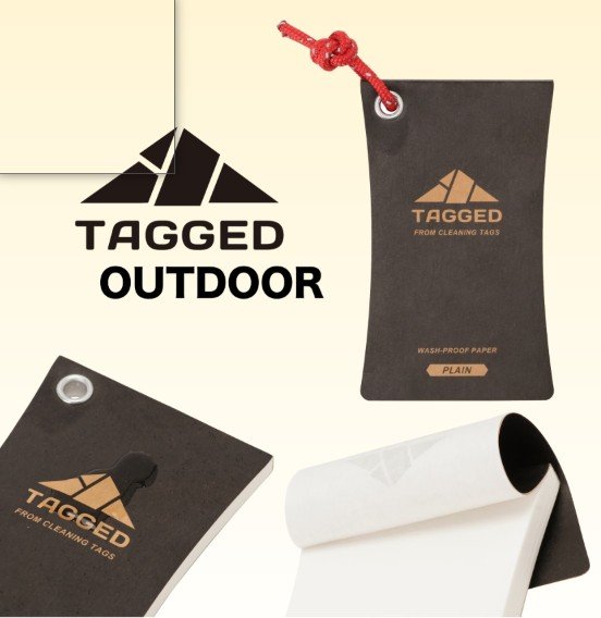 【TAGGED OUTDOOR】丸洗いできるほどにタフなメモ ！グッドデザイン賞受賞！！ 
