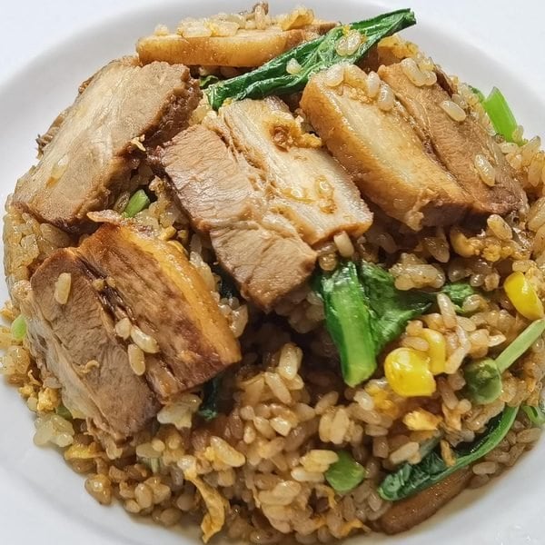 煮豚のせ炒飯