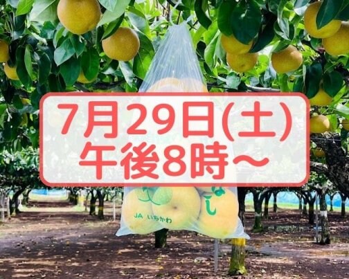 【梨狩り】ご予約開始のお知らせ