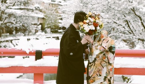 高山での和装フォト、MuskatDueのフォト婚、多様化した結婚式のスタイル。お二人のご要望に応じたスタイルをご提案いたします