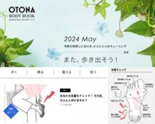 ワコール・OTONA BODY BOOKに掲載されました。