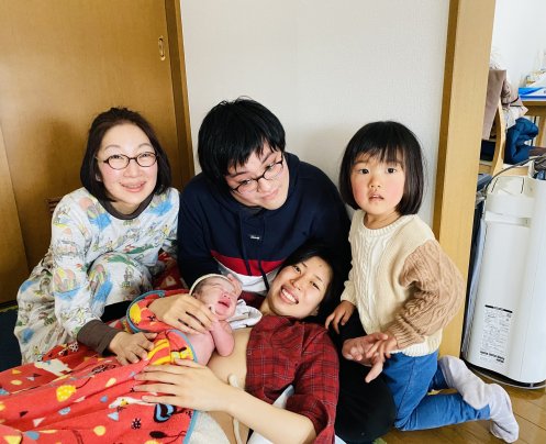 赤ちゃんが産まれました