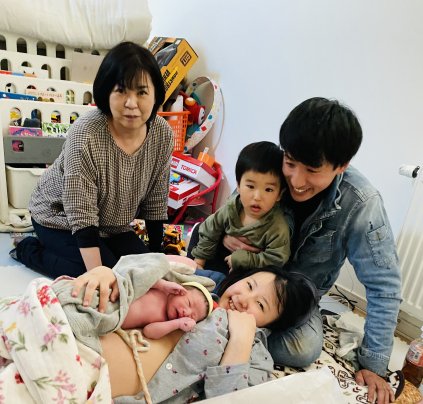 赤ちゃんが産まれました