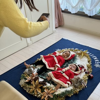 ジュンレディースクリニックさまでおひるねアート♪