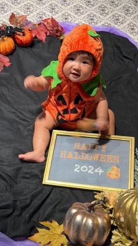 おひるねアートでハロウィン♪