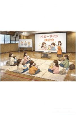 子ども家庭支援センターでベビーサイン♪