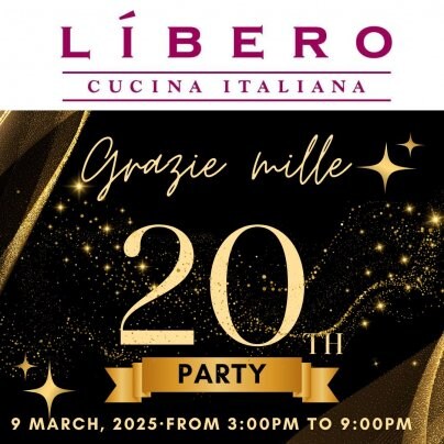 20周年パーティを開宴いたします♪