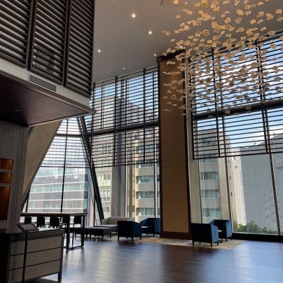 「福岡大名ガーデンシティ」カンファレンス香りのしつらえ